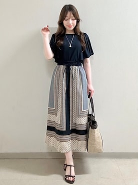 「Reflect（リフレクト）のアイテム」を使った、maiさん（レディース・153cm）の夏コーディネート