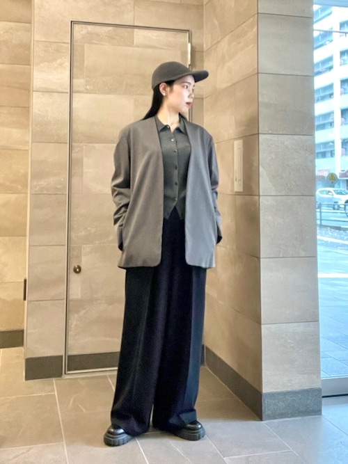 【値下げ】TODAYFUL トゥデイフル ヘザーカラーレスジャケット&パンツ TODAYFUL（トゥデイフル）の「ヘザーカラーレスジャケット