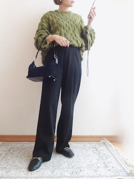「select MOCA（セレクトモカ）のアイテム」を使った、☆FAIRY☆さん（骨格ウェーブ・レディース・155cm）の秋コーディネート