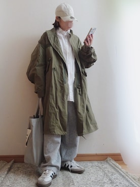 「アイテム（モッズコート）」を使った、☆FAIRY☆さん（レディース・155cm）の冬コーディネート