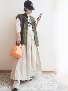 「coen」｜「アイテム（帽子）」を使った、☆FAIRY☆さん（レディース・155cm）の春コーディネート