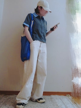 「CPCM（シーピーシーエム）のアイテム（パンツ）」を使った、☆FAIRY☆さん（レディース・155cm）の夏コーディネート