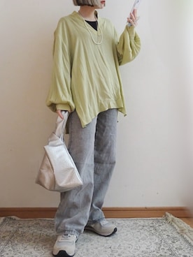 「select MOCA by son（セレクトモカバイソン）のアイテム」を使った、☆FAIRY☆さん（骨格ウェーブ・レディース・155cm）の春コーディネート