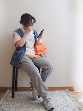 「LUON（ルオン）のアイテム（アクセサリー）」を使った、☆FAIRY☆さん（レディース・155cm）の春コーディネート