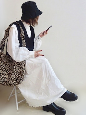 「AmbreNeige」｜「アイテム（帽子）」を使った、☆FAIRY☆さん（レディース・155cm）の秋コーディネート