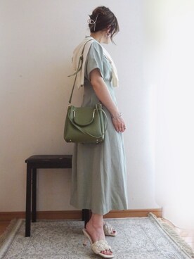 「LUON（ルオン）のアイテム（アクセサリー）」を使った、☆FAIRY☆さん（レディース・155cm）の春コーディネート