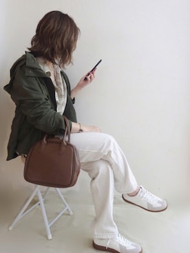 「PAGEBOY」｜「アイテム（マウンテンパーカー）」を使った、☆FAIRY☆さん（レディース・155cm）の秋コーディネート