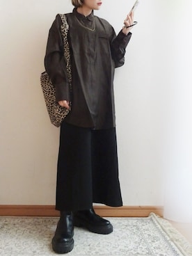 「select MOCA by son（セレクトモカバイソン）のアイテム」を使った、☆FAIRY☆さん（骨格ウェーブ・レディース・155cm）の冬コーディネート