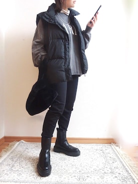 「coca（coca）（コカ）のアイテム」を使った、☆FAIRY☆さん（骨格ウェーブ・レディース・155cm）の冬コーディネート
