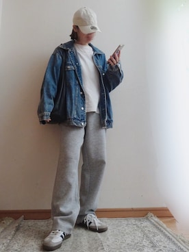 「アイテム（ジャケット/アウター、ブルー系）」を使った、☆FAIRY☆さん（レディース・155cm）の冬コーディネート