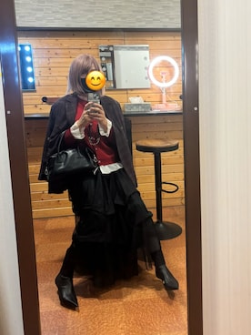 「Ameri（アメリ）のアイテム（ジャケット/アウター）」を使った、まりさん（レディース・170cm）の秋コーディネート