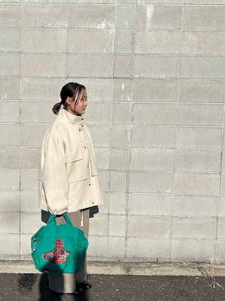 Vivienne Westwoodネイビーキャンバスボストンバッグ Vivienne Westwood（バッグ ・ ブルー・ネイビー/青色系）の
