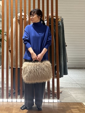 「GALLARDAGALANTE（ガリャルダガランテ）のアイテム（その他パンツ）」を使った、@gg _shokoさん（レディース・159cm）の秋コーディネート