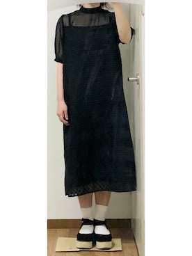「merlot plus（メルロープリュス）のアイテム」を使った、あやＰさん（レディース・148cm）の夏コーディネート