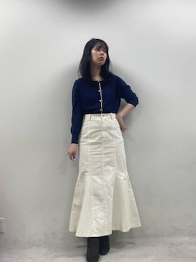 「アイテム（カーディガン/ボレロ）」を使った、おそのさん（レディース・167cm・30代）の冬コーディネート