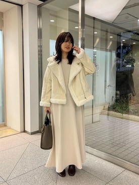 「アイテム（ワンピース/ドレス）」を使った、おそのさん（レディース・167cm）の秋コーディネート