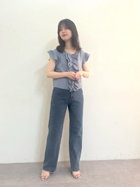 「スタッフセンバツ」｜おそのさん（レディース・167cm）の夏コーディネート