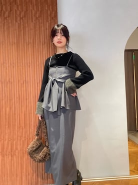 「アイテム（スカート）」を使った、おそのさん（レディース・167cm・30代）の秋コーディネート