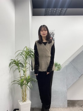 「アイテム（ワンピース/ドレス）」を使った、おそのさん（レディース・167cm）の冬コーディネート