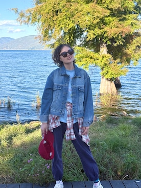 「UNIQLO（ユニクロ）のアイテム（ブルゾン）」を使った、九降风 さん（レディース・167cm）の秋コーディネート