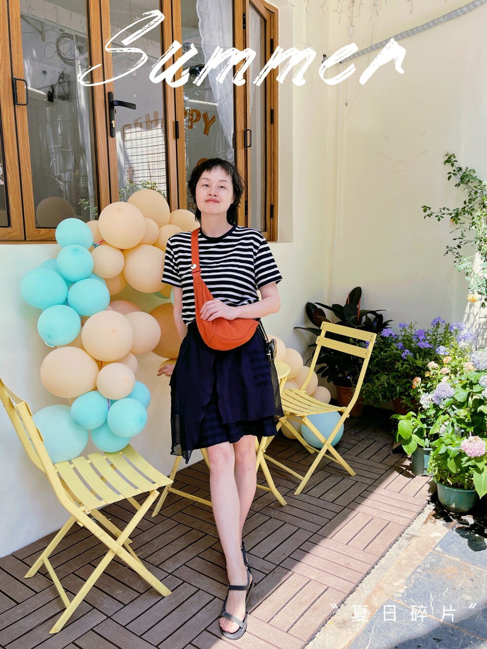 「オトナカジュアル、夏コーデ」｜「HOLLYWOODのアイテム（ジャケット/アウター、グリーン系）」を使った、九降风 さん（レディース・167cm）の夏コーディネートの1枚目の写真