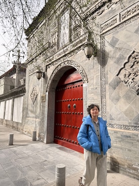 「marimekko（マリメッコ）のアイテム」を使った、九降风 さん（レディース・167cm）の春コーディネート