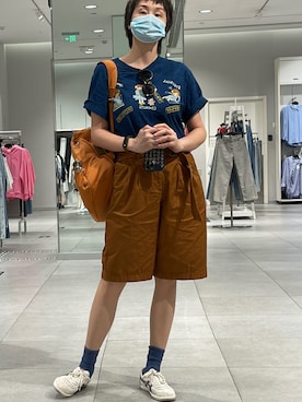 「Kanana project（カナナプロジェクト）のアイテム」を使った、九降风 さん（レディース・167cm）の秋コーディネート