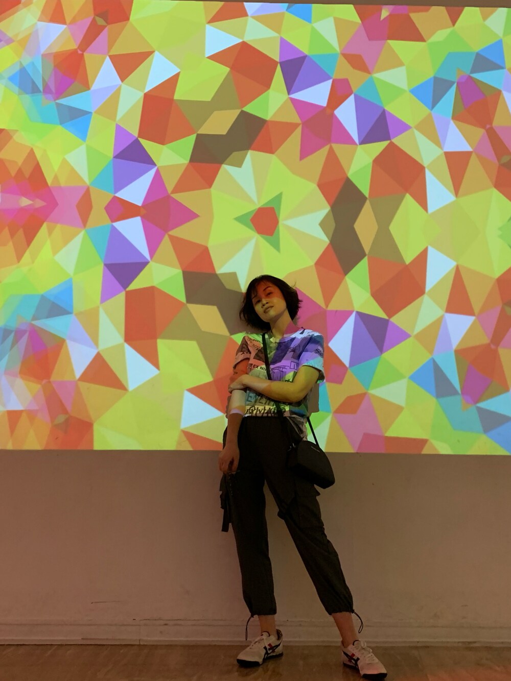 「骨格ウェーブ、袖ボリューム、秋色」｜「MK MICHEL KLEINのアイテム（ショルダーバッグ、ブルー系）」を使った、九降风 さん（レディース・167cm）の秋コーディネートの1枚目の写真