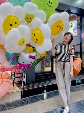 「Kanana project（カナナプロジェクト）のアイテム」を使った、九降风 さん（レディース・167cm）の秋コーディネート