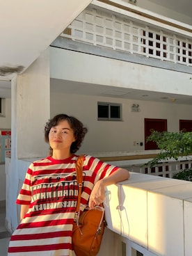 「Kanana project（カナナプロジェクト）のアイテム」を使った、九降风 さん（レディース・167cm）の秋コーディネート