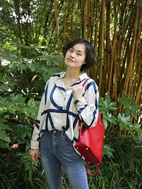 「MK MICHEL KLEIN（エムケーミッシェルクラン）のアイテム」を使った、九降风 さん（レディース・167cm）の秋コーディネート