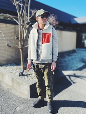 ベストを使った スノーブーツ のメンズ人気ファッションコーディネート Wear