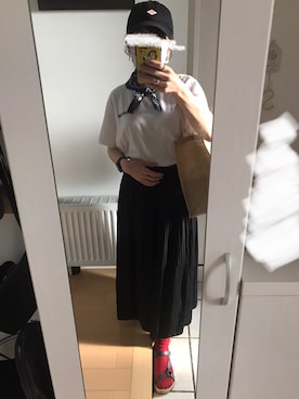 「パタゴニア」｜「アイテム（財布/小物）」を使った、rakkoさん（レディース・154cm）の夏コーディネート