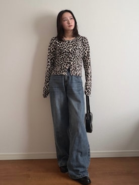 「un/neu（アンノイ）のアイテム」を使った、sennaさん（レディース・153cm）の春コーディネート