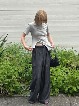 「CIAOPANIC TYPY（チャオパニックティピー）のアイテム」を使った、セナさん（骨格ストレート・レディース・153cm）の夏コーディネート