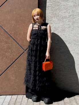 「アイテム（タンクトップ）」を使った、セナさん（レディース・153cm）の夏コーディネート