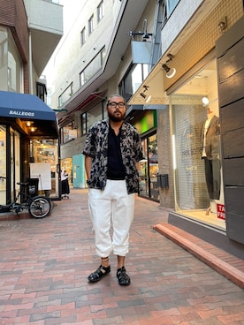 胸毛王子さん（メンズ・182cm）の夏コーディネート