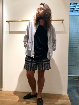 胸毛王子さん（メンズ・182cm）の夏コーディネート