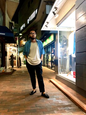 胸毛王子さん（メンズ・182cm）の夏コーディネート