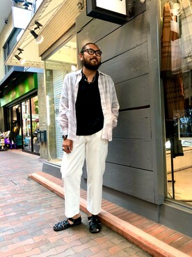 胸毛王子さん(メンズ・182cm)の夏コーディネート