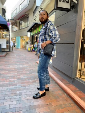 胸毛王子さん（メンズ・182cm）の夏コーディネート