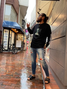 胸毛王子さん（メンズ・182cm）の夏コーディネート