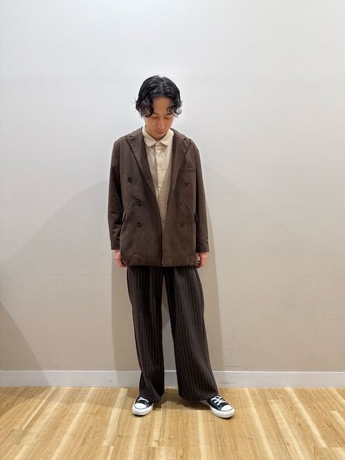 セール】ウール混ダブルブレストジャケット（その他アウター）｜ITEMS