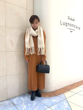 カスミさん（レディース・157cm）の冬コーディネート