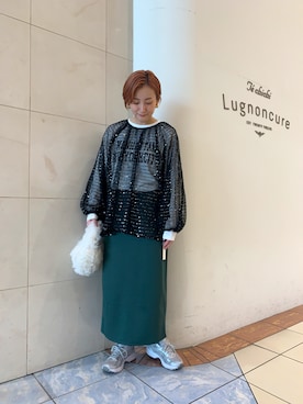 「アイテム（その他トップス）」を使った、カスミさん（レディース・157cm・20代）の秋コーディネート
