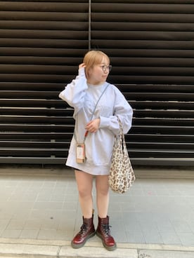 「マーチン女子」｜なかいななこさん（レディース・152cm）の春コーディネート