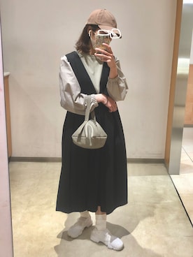 「ナイキエアリフト」｜nemuiさん（レディース・157cm）の春コーディネート