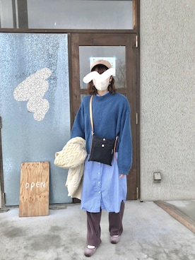 nemuiさん（レディース・157cm）の冬コーディネート