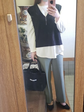 「BALENCIAGA」｜「アイテム（ワンピース/ドレス）」を使った、mkさん（レディース・163cm）の春コーディネート
