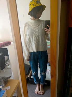 「AS as know as（エーエス アズノウアズ）のアイテム（トップス）」を使った、ててちゃんさん（レディース・152cm）の夏コーディネート